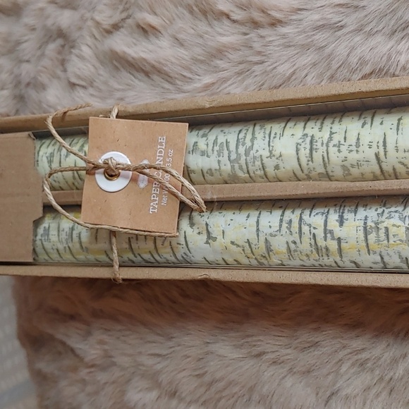 New Birch Gather 2 Pack Taper Candles - Picture 3 of 5